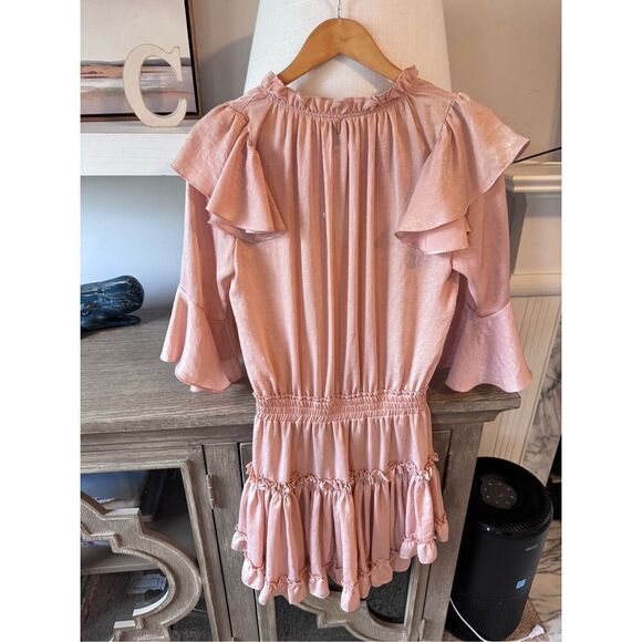 MISA Los Angeles Aliz Dress Mauve Pink Size Xs - Picture 6 of 10